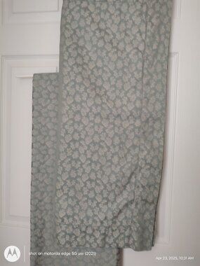 SFERRA GRETA EGYPTIAN COTTON QUEEN FLAT SHEET TWO STANDARD SHAMS SEAMIST GRETA